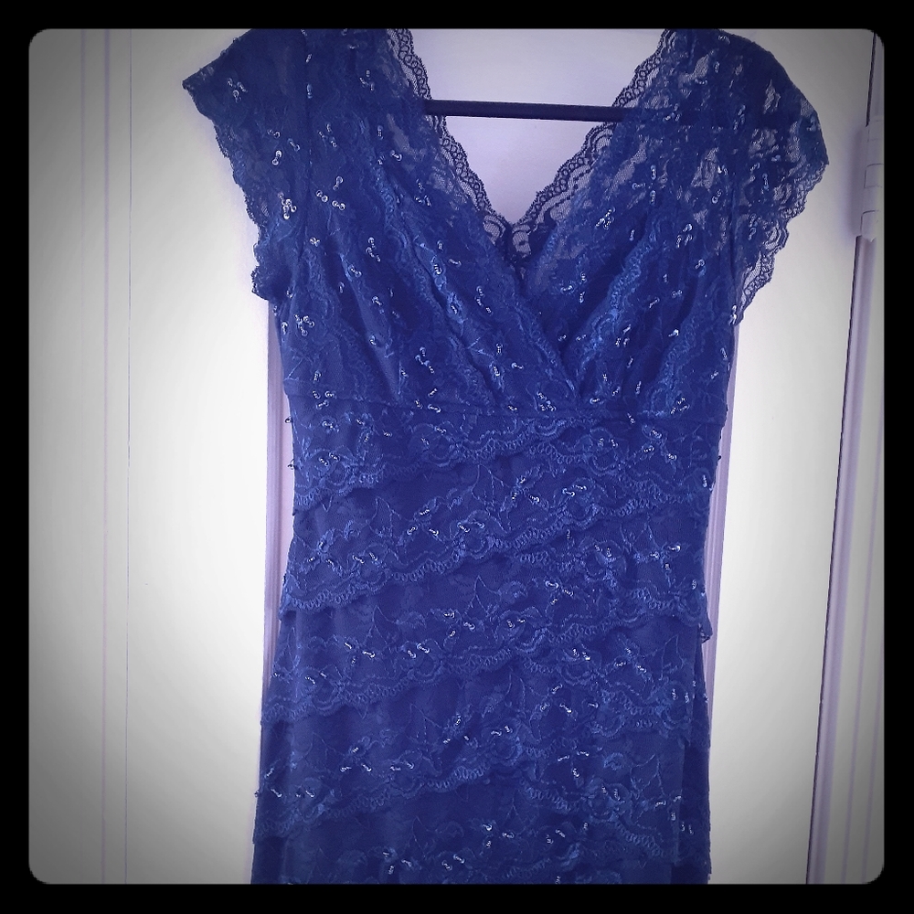 Blue dress